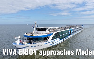 VIVA ENJOY approaches Medemblik 01.04.2026